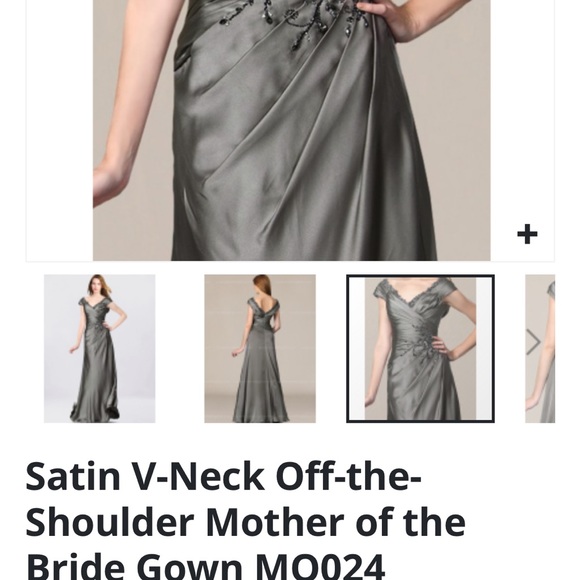 GOLD MOB/MOG EVENING DRESS SZ 14 - Picture 5 of 6